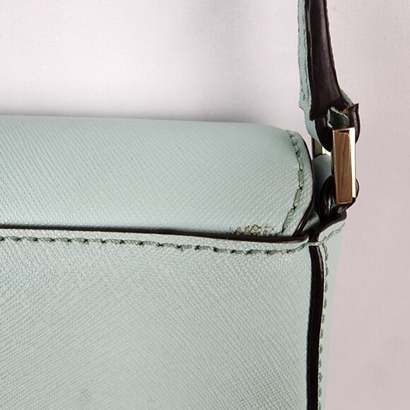 Kate Spade Carsen Newbury Lane Crossbody Leather Handbag WKRU3817 Grace Blue - Picture 8 of 13